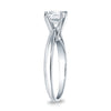Certified Round-Cut Lab-Grown Diamond Solitaire Ring