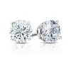 Round Lab Diamond Stud Earrings Certified