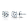 Round Lab Diamond Stud Earrings Certified